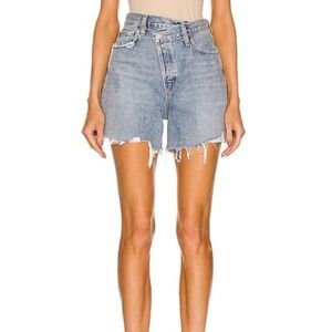 AGOLDE CROSSOVER DENIM SHORT, SZ 25, GREAT CONDITION